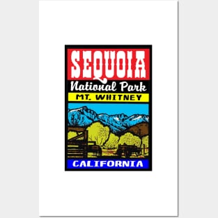 MOUNT WHITNEY SEQUOIA NATIONAL PARK CALIFORNIA SIERRA NEVADA Posters and Art